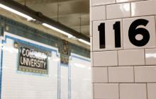 Columbia University/116th Street subway station platform