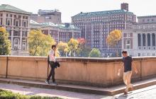 View of Columbia Unversity's south campus area