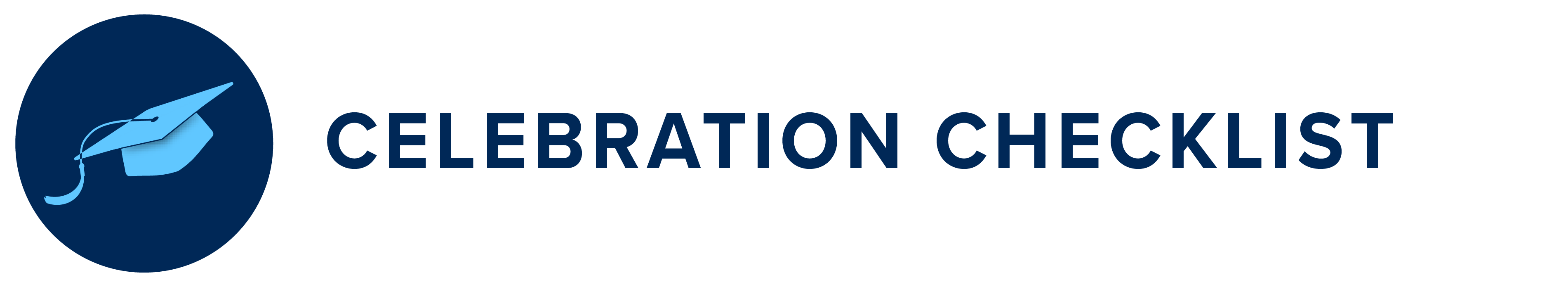 Celebration Checklist