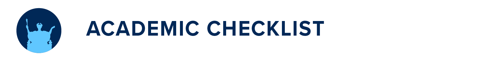 Academic Checklist