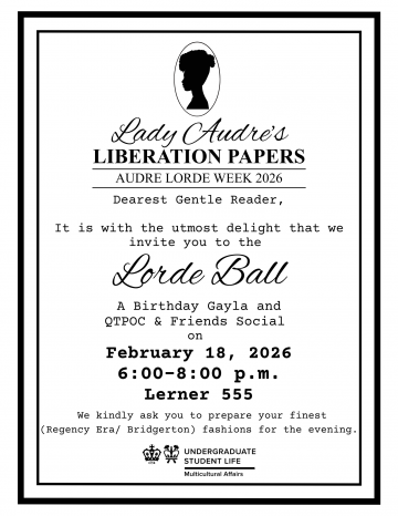 Dearest Gentle Reader, It is with the utmost delight that we invite you to the Lorde Ball A Birthday Gayla and QTPOC & Friends Social