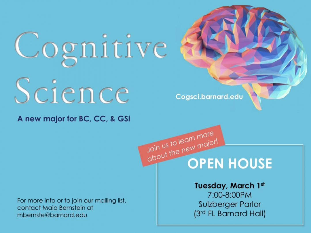 Cognitive Neuroscience Open House flyer
