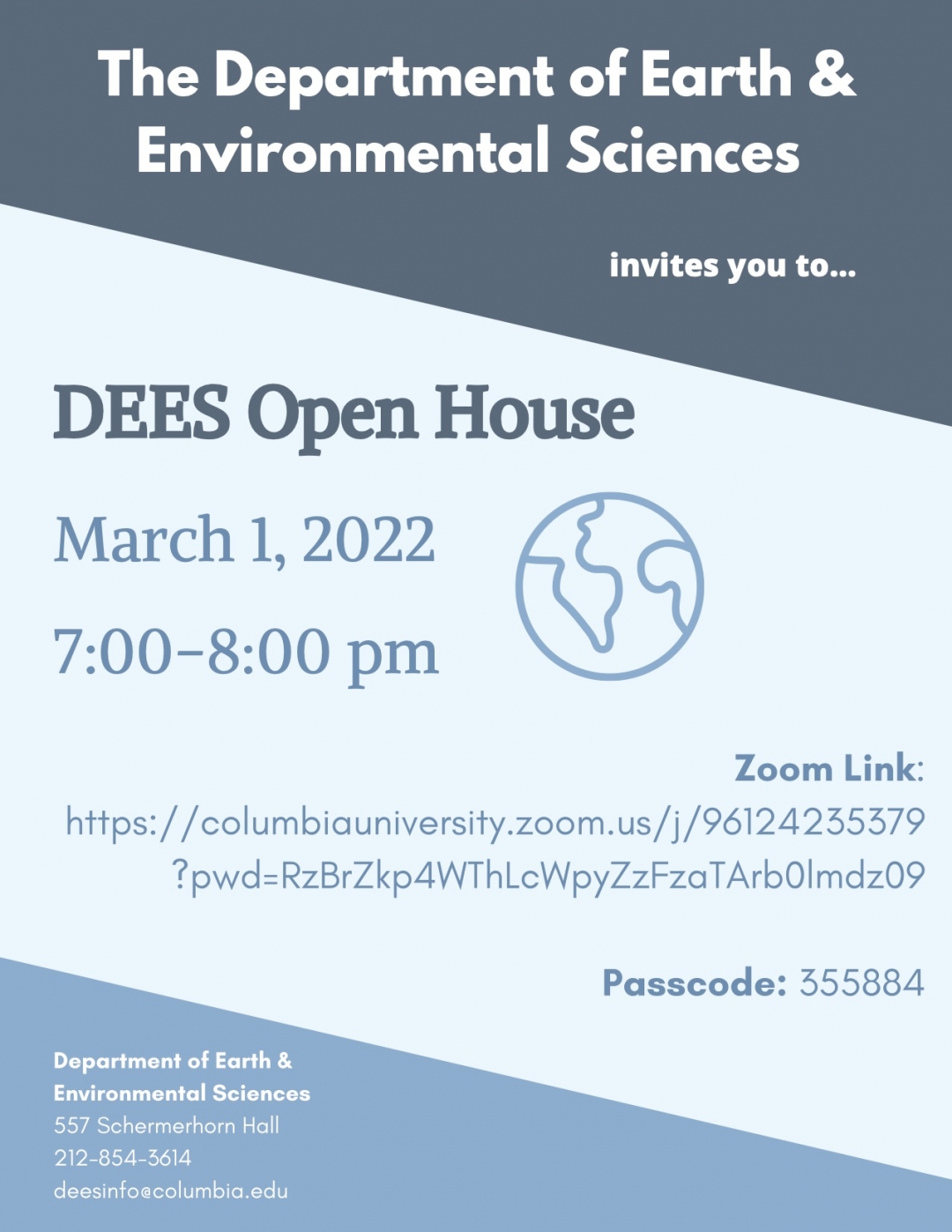 DEES Open House flyer