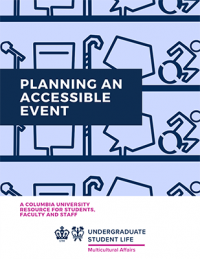 Cover of Planning an Accessible Event guide