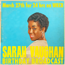 Sarah Vaughan Birthday Broadcast Promo